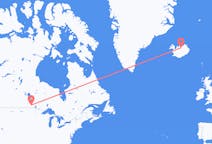 Flyrejser fra Winnipeg, Canada til Akureyri, Island