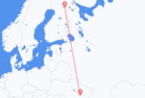 Vluchten van Zaporizja naar Kuusamo