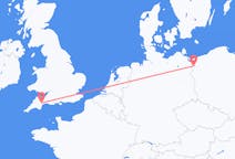 Flights from Exeter, the United Kingdom to Szczecin, Poland