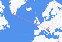 Flights from Split, Croatia to Qaqortoq, Greenland
