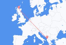 Flyrejser fra Tirana til Inverness