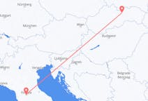 Flyg från Poprad, Slovakien till Florens, Italien