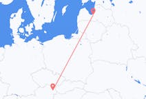 Loty z Wiedeń, Austria do Ryga, Łotwa
