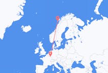 Flyrejser fra Luxembourg, Luxembourg til Leknes, Norge