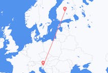 Flights from Ljubljana, Slovenia to Jyväskylä, Finland
