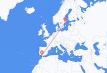 Flyreiser fra Jerez, Spania til Stockholm, Sverige