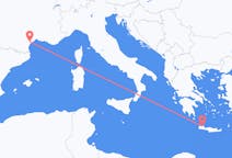 Flights from Béziers, France to Chania, Greece