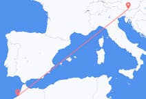 Flyreiser fra Rabat, Marokko til Klagenfurt, Østerrike