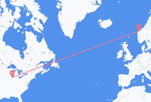 Flights from Chicago, the United States to Ålesund, Norway