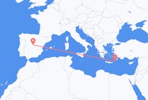 出发地 希腊出发地 卡尔帕索斯目的地 西班牙马德里的航班