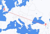Flyreiser fra Ağrı, Tyrkia til Cardiff, Wales