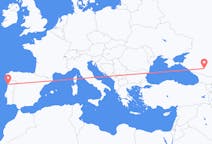 Flyg från Mineralnye Vody, Ryssland till Porto, Portugal