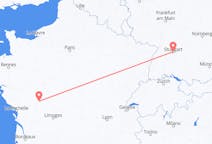 出发地 法国出发地 普瓦捷目的地 德国斯图加特的航班