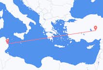 出发地 突尼斯莫纳斯提尔目的地 土耳其内夫谢希尔的航班