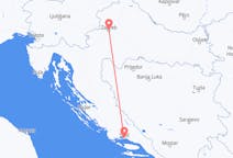 Flyg från Zagreb, Kroatien till Dela, Kroatien