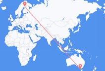 出发地 澳大利亚金岛目的地 芬兰罗瓦涅米的航班