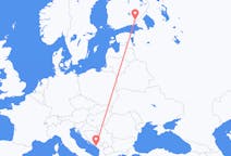 Flyg från Villmanstrand, Finland till Tivat, Montenegro