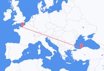Flüge von Deauville, Frankreich nach Zonguldak, die Türkei