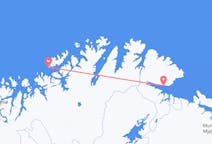 Vluchten van Hasvik naar Vadsø