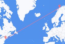 Flights from New York to Tromsø