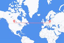 Flyg från Regina, Saskatchewan, Kanada till Kraków, Polen