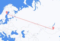 Lennot Ulaanbaatarista Uumajaan