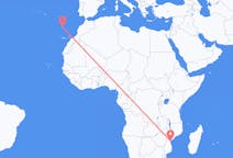Flyg från Beira, Moçambique till Funchal, Portugal