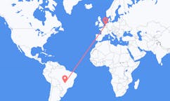 Flights from Rio Verde, Goiás, Brazil to Rotterdam, the Netherlands
