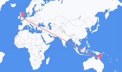 Flyrejser fra Cairns, Australien til Nottingham, England