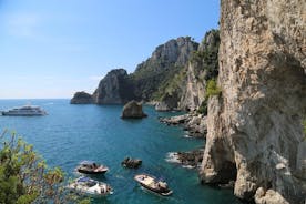 Capri Island Boat Tour från Rom med tåg