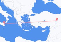 Flyg från Elazığ, Turkiet till Catania, Italien