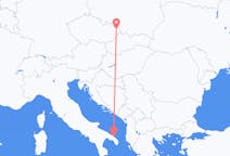 Flyreiser fra Ostrava, Tsjekkia til Brindisi, Italia