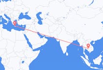 Flyrejser fra Siem Reap, Cambodja til Chania, Grækenland