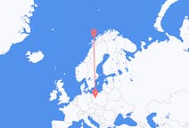 Flights from Andenes, Norway to Poznań, Poland