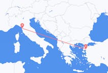 出发地 土耳其出发地 埃德雷米特目的地 意大利比萨的航班