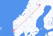 Flights from Haugesund, Norway to Arvidsjaur, Sweden
