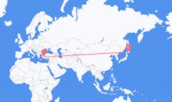 Flyreiser fra Obihiro, Japan til Denizli, Tyrkia