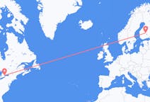 Flyreiser fra Toronto, til Jyväskylä