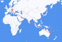 Flyreiser fra Queensland, Australia, til Banja Luka, Australia