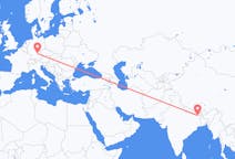 Flyreiser fra Biratnagar, Nepal til Nürnberg, Tyskland