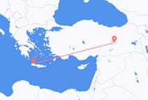 Flyg från Elazığ, Turkiet till Chania, Grekland