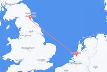 Flights from Durham, England, the United Kingdom to Rotterdam, the Netherlands