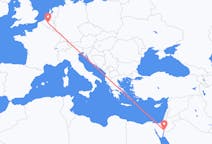 Flyg från Akaba, Jordanien till Bryssel, Belgien