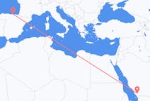 Flyrejser fra Abha, Saudi-Arabien til Santander, Spanien