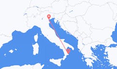 Flyreiser fra Crotone, Italia til Venezia, Italia