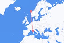 Flights from Florø, Norway to Alghero, Italy