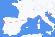 Flights from Zadar, Croatia to Porto, Portugal