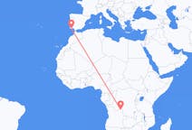 Flyg från Dundo, Angola till Faro, Portugal