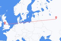 Vols depuis la ville de Nijni Novgorod vers la ville de Liverpool