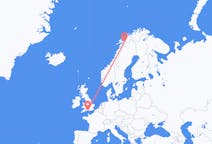 Flyg från Narvik till Bournemouth